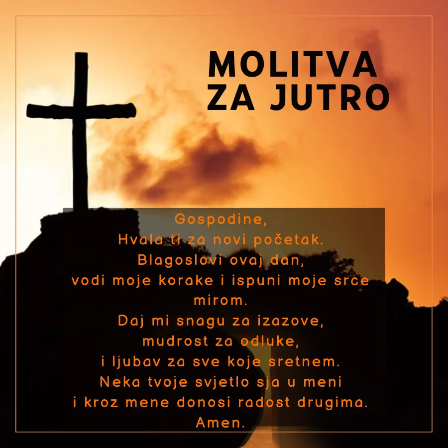 molitva za jutro