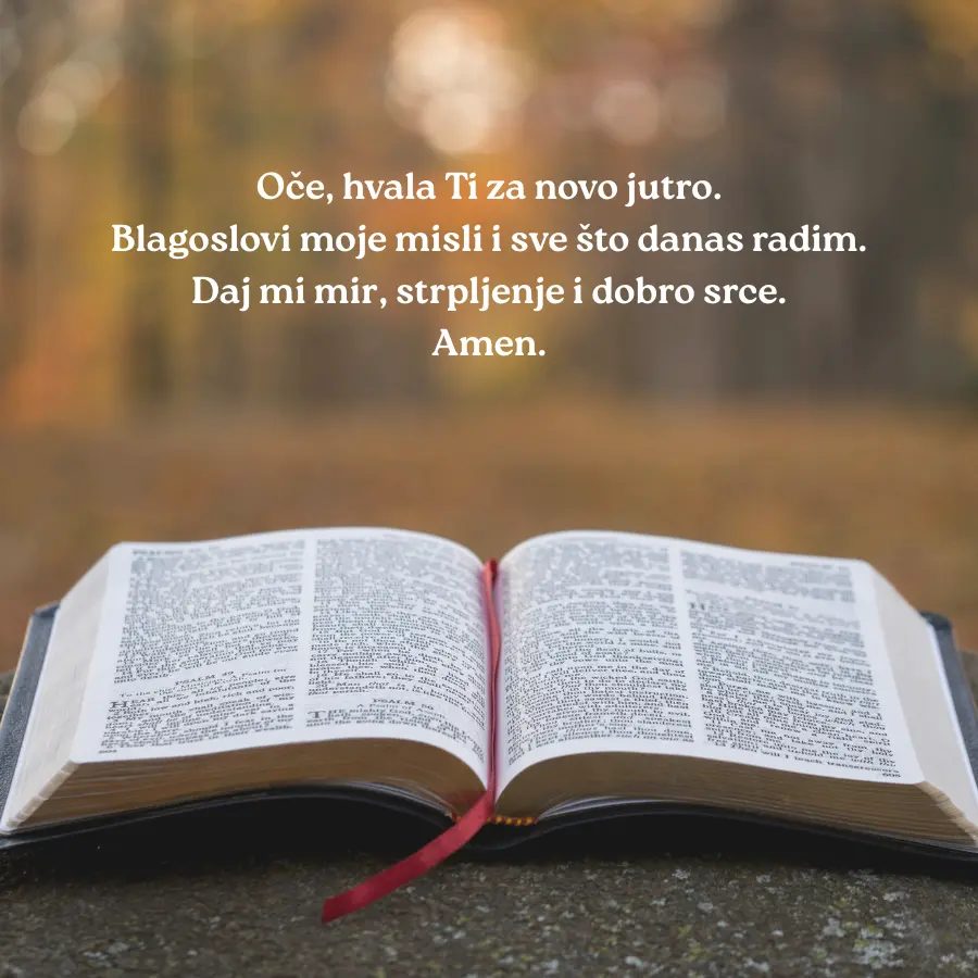 kratka jutarnja molitva